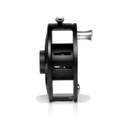 Hatch Iconic Fly Reel // 11 Plus -Fishing Equipment Iconic11PlusReel BlackSilver MidArbor Side