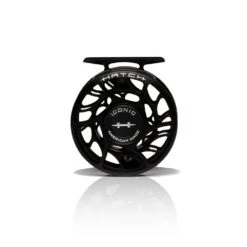 Hatch Iconic Fly Reel // 3 Plus -Fishing Equipment Iconic3PlusReel BlackSilver LargeArbor Front