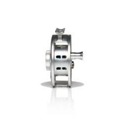 Hatch Iconic Fly Reel // 3 Plus -Fishing Equipment Iconic3PlusReel ClearBlue LargeArbor Side