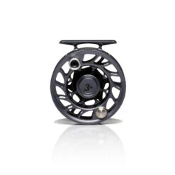 Hatch Iconic Fly Reel // 3 Plus -Fishing Equipment Iconic3PlusReel GreyBlack LargeArbor Back