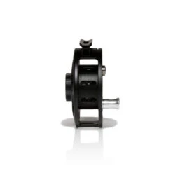 Hatch Iconic Fly Reel // 4 Plus -Fishing Equipment Iconic4PlusReel BlackSilver LargeArbor Side