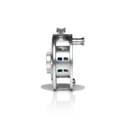 Hatch Iconic Fly Reel // 4 Plus -Fishing Equipment Iconic4PlusReel ClearBlue LargeArbor Side