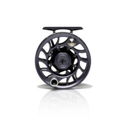 Hatch Iconic Fly Reel // 4 Plus -Fishing Equipment Iconic4PlusReel GreyBlack LargeArbor Back