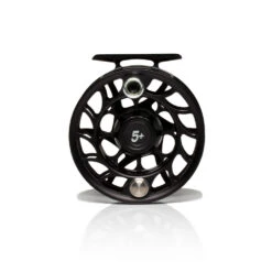 Hatch Iconic Fly Reel // 5 Plus -Fishing Equipment Iconic5PlusReel BlackSilver LargeArbor Back