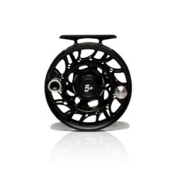 Hatch Iconic Fly Reel // 5 Plus -Fishing Equipment Iconic5PlusReel BlackSilver MidArbor Back