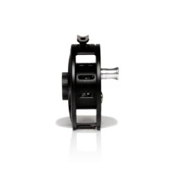 Hatch Iconic Fly Reel // 5 Plus -Fishing Equipment Iconic5PlusReel BlackSilver MidArbor Side