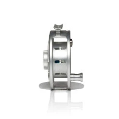 Hatch Iconic Fly Reel // 5 Plus -Fishing Equipment Iconic5PlusReel ClearBlue LargeArbor Side