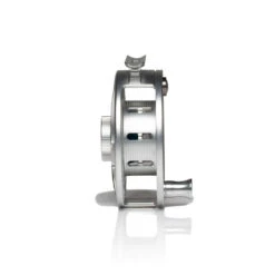 Hatch Iconic Fly Reel // 5 Plus -Fishing Equipment Iconic5PlusReel ClearBlue MidArbor Side