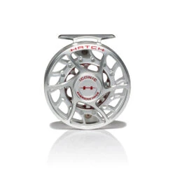 Hatch Iconic Fly Reel // 5 Plus -Fishing Equipment Iconic5PlusReel ClearRed MidArbor Front