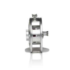 Hatch Iconic Fly Reel // 5 Plus -Fishing Equipment Iconic5PlusReel ClearRed MidArbor Side