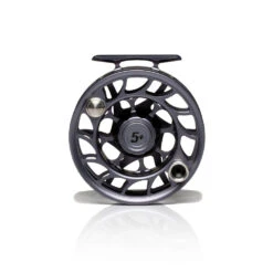Hatch Iconic Fly Reel // 5 Plus -Fishing Equipment Iconic5PlusReel GreyBlack LargeArbor Back