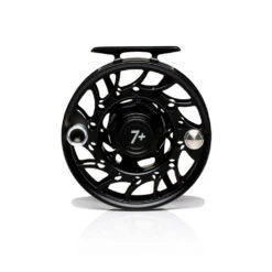 Hatch Iconic Fly Reel // 7 Plus -Fishing Equipment Iconic7PlusReel BlackSilver MidArbor Back