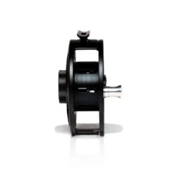 Hatch Iconic Fly Reel // 7 Plus -Fishing Equipment Iconic7PlusReel BlackSilver MidArbor Side