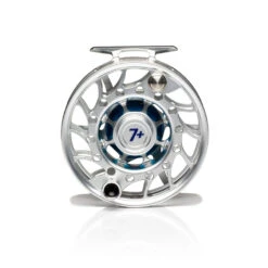 Hatch Iconic Fly Reel // 7 Plus -Fishing Equipment Iconic7PlusReel ClearBlue MidArbor Back