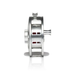 Hatch Iconic Fly Reel // 7 Plus -Fishing Equipment Iconic7PlusReel ClearRed LargeArbor Side