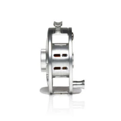 Hatch Iconic Fly Reel // 7 Plus -Fishing Equipment Iconic7PlusReel ClearRed MidArbor Side