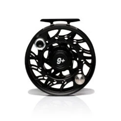 Hatch Iconic Fly Reel // 9 Plus -Fishing Equipment Iconic9PlusReel BlackSilver MidArbor Back