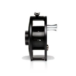 Hatch Iconic Fly Reel // 9 Plus -Fishing Equipment Iconic9PlusReel BlackSilver MidArbor Side
