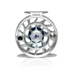 Hatch Iconic Fly Reel // 9 Plus -Fishing Equipment Iconic9PlusReel ClearBlue LargeArbor Back