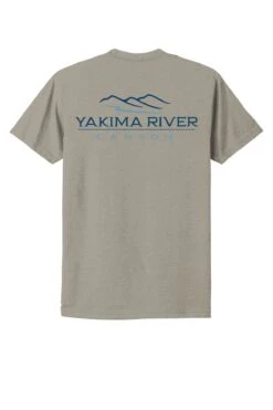 Red's Men's Canyon T-Shirt -Fishing Equipment NL6210 StoneGrey Back