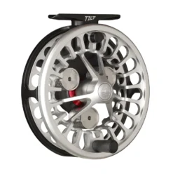 Redington TILT Euro Nymphing Reels -Fishing Equipment Redington TILT Silver Angled Front scaled