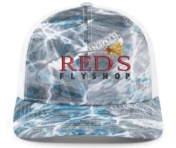 Red's Fly Shop Logo Hat -Fishing Equipment Reds Std 107C AqStlhdWhite a5bccd50 ad7c 435c a6e5 a284f17c576e