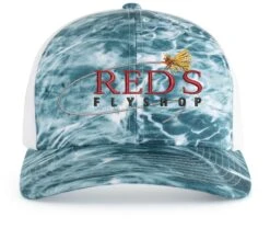 Red's Fly Shop Logo Hat -Fishing Equipment Reds Std 107C SpinDriftWhite 84348075 6fe3 4c0a ab32 89da6fde0a25