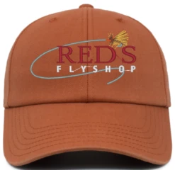 Red's Fly Shop Logo Hat -Fishing Equipment reds std p200 rust