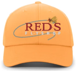 Red's Fly Shop Logo Hat -Fishing Equipment reds std p202 papaya