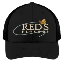 Red's Fly Shop Logo Hat -Fishing Equipment reds std stc39 blkblk