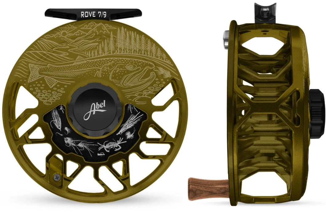 Abel Rove Fly Reel // Satin Dark Olive Underwood Swing