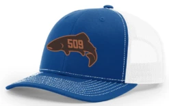 Red's 509 Fish Logo'd Trucker Hat -Fishing Equipment thumbnail 112royalwhite