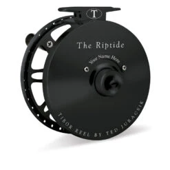 Tibor Riptide Reel 9/10/11 - Saltwater Reel -Fishing Equipment tibor riptide fly reel.MAIN .Jet Black.00