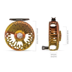 Abel Vaya Fly Reel // Native Brown Reel -Fishing Equipment vaya 3 f55e1b22 88ef 4ad9 9d35 290d68d5034b